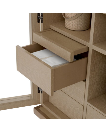 Connaught Bar Cabinet Washed Oak