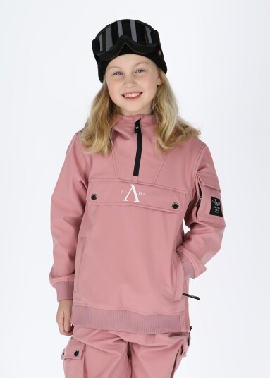 Slade Colorado Softshell Anorak Jr Dusty Rose 170 Jakker