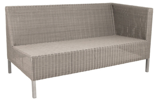Cane-line Connect 2-seter modul Taupe Venstre Natur