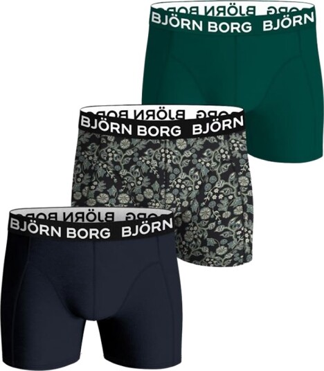 Björn Borg Bamboo Cotton Blend Boxer 3P Underbukser herre Multi Pack 4 S