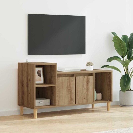 TV skap Artisan Eik 100 x 35 x 55 cm Konstruert tre TV skap Artisan Eik 100 x 35 x 55 cm Konstruert tre