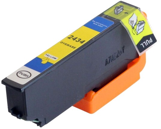 Kompatibel med T2434 (24XL) Blekkpatron gul for Epson