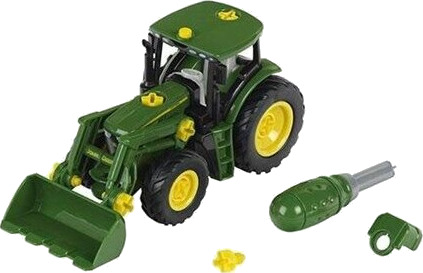 Theo Klein John Deere Tractor w Front Loader and Weight Theo Klein John Deere Tractor w Front Loader and Weight