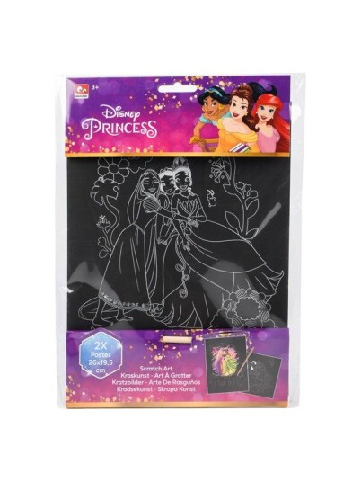 Canenco Disney Princess Scratch Art 2pcs. Canenco Disney Princess Scratch Art 2pcs.
