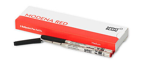 Montblanc 2 Ballpoint Pen Refills Modena Rød
