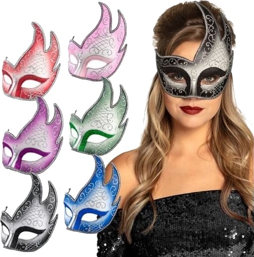 Boland Halvmaske Venice Fiamma