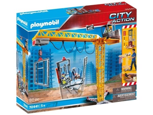 Playmobil Fjernstyrt Kran Med Konstruksjonselement 70441