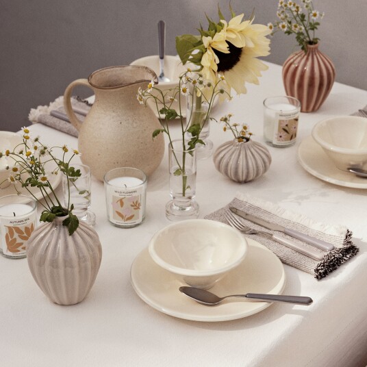 Broste Amalie Vase 3 pakning brun Broste Amalie Vase 3 pakning brun
