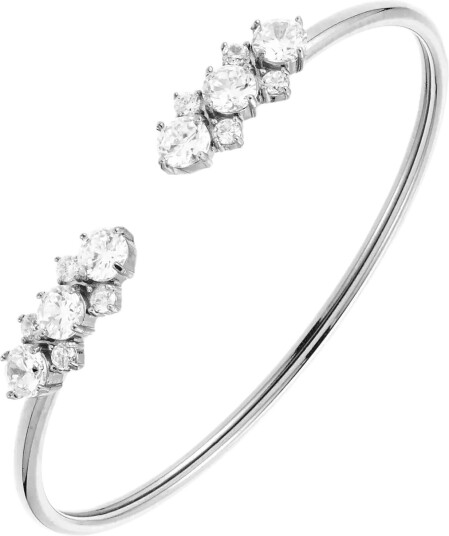 By Jolima Rhodos Bracelet - Silver - ONE SIZE 6 cm