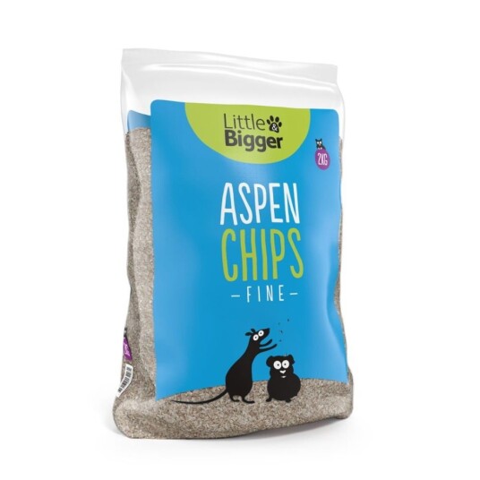 Little&Bigger Aspen Chips Burstrø Fine 2 kg