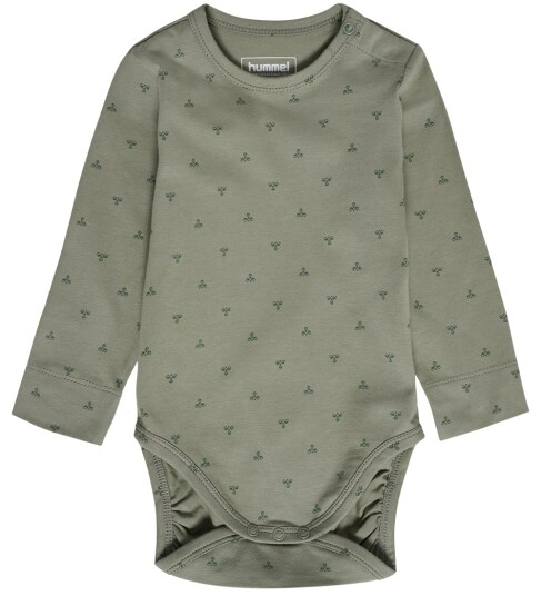 Hummel Body I/e HmlMini Bee Shadow Hummel 2 år 92 Langermet Body Grønn Hummel Body I/e HmlMini Bee Shadow Hummel 2 år 92 Langermet Body Grønn