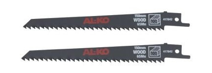 AL-KO 113679 Sageblad til HS 2015, 2-pakk, Hagemaskiner