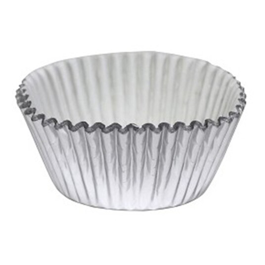 CakeSupplies Muffinsformer Sølv Metallic - 30-pakning