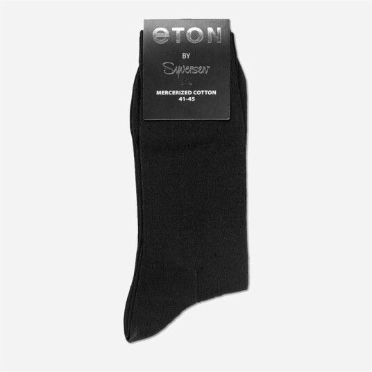 Eton by Syversen 1 Pack Merc. Cotton Plain - Black