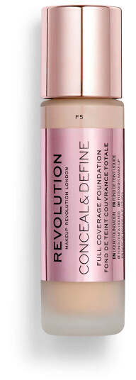 Revolution Conceal & Define Foundation ulike nyanser F5