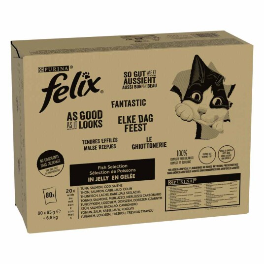 Felix Megapack Latz "As Good As It Looks" Poser 80 X 85 G Fiskemiks 1 (Tunfisk Laks.Torsk Sei)
