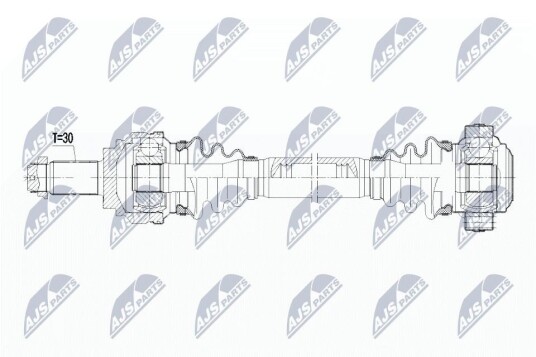 Nty Drivaksel NTY NPW BM 038