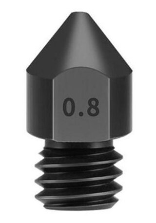 Radius MK8 Hardened Steel Nozzle 0 8 mm - 1 pcs Radius MK8 Hardened Steel Nozzle 0 8 mm - 1 pcs