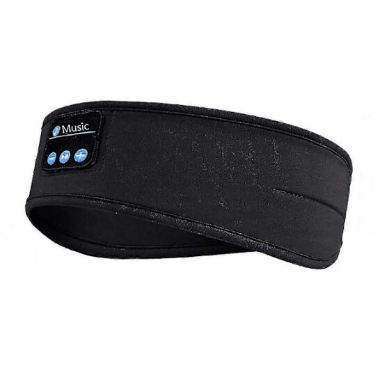 Trådløst Bluetooth elastisk hodebånd Komfortabel sovemaske Hodetelefoner Headset For Musikk Fitness Sport