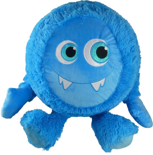 SportMe Fuzzy Monster Lekeball 50 cm Blå