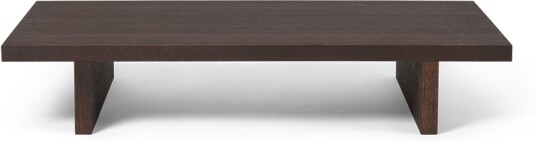 Ferm Living - Kona Low Table Dark Stained Sidebord Brun Tre