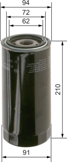 Oljefilter BOSCH F 026 407 234 Oljefilter BOSCH F 026 407 234