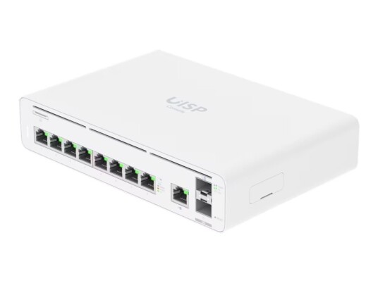 Ubiquiti Uisp - Switch - Styrt - 9 X 10/100/1000 + 2 X 1 Gigabit / 10 Gigabit Sfp+ - Stasjonær, Rackmonterbar