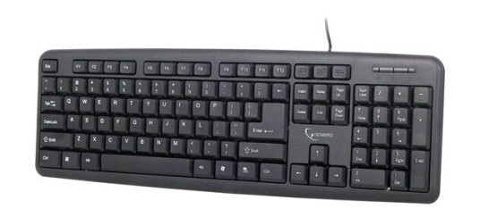 Gembird KB-U-103 - keyboard - US - black - Tastatur - Svart Gembird KB-U-103 - keyboard - US - black - Tastatur - Svart