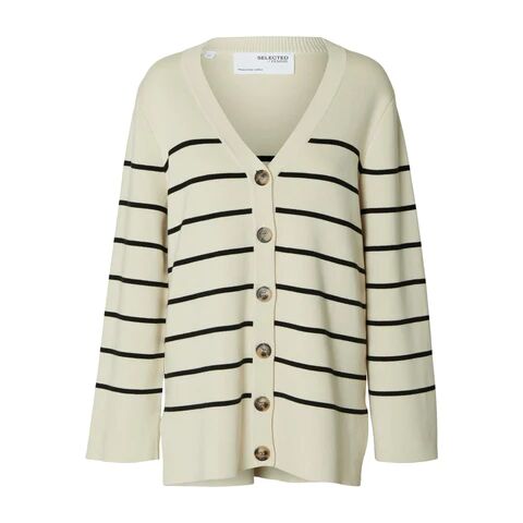 Selected Femme Liva LS Long Knit Cardigan - Birch S