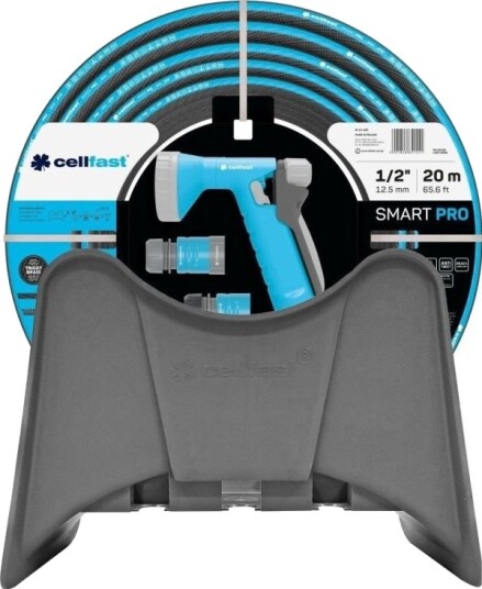 Cellfast Smart Pro Ats Vanningssett 1/2" 20 M + Slangeholder