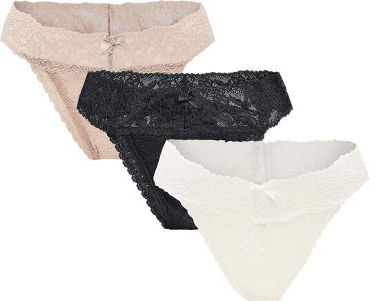 Hunkemöller Madison 3 Pack Black S Hunkemöller Madison 3 Pack Black S