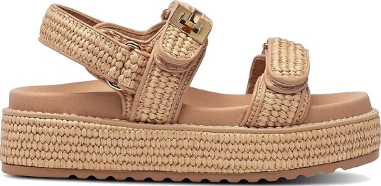 Steve Madden Sandaler Bigmona Nat Raffia Brun