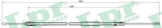 Tautrekk, håndbremse LPR C0404B Tautrekk, håndbremse LPR C0404B