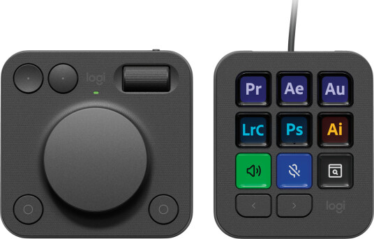 Logitech MX Creative Console Tastatur med Dialsystem Bakgrunnsbelyst USB-C Grafitt Logitech MX Creative Console Tastatur med Dialsystem Bakgrunnsbelyst USB-C Grafitt