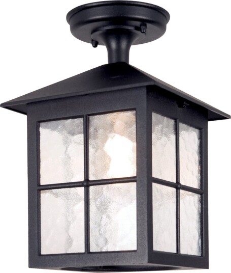 Winchester BL18A utendørs taklampe, svart, 28 cm, IP44 – Elstead - Antikk - Metall - Kantet Winchester BL18A utendørs taklampe, svart, 28 cm, IP44 – Elstead - Antikk - Metall - Kantet
