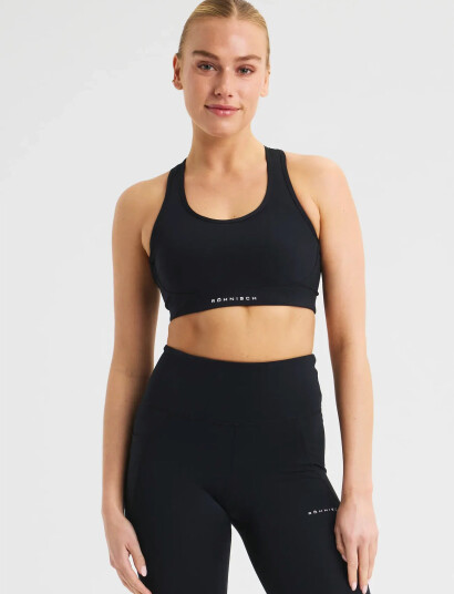Röhnisch Flattering Mesh Sportsbra   Black   S