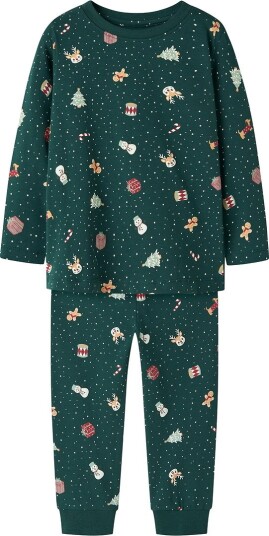 Name It Nmnvismas Julepysj 2-delt Nattsett til Barn Botanisk Hage størrelse 110