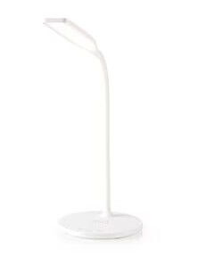 Nedis LED-Lampe, med Trådløs Lader (hvit)