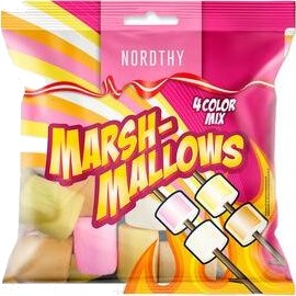 Nordthy Marshmallows 4 Color Mix   80 g.