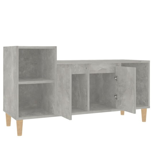 vidaXL TV-benk betonggrå 100x35x55 cm konstruert tre vidaXL TV-benk betonggrå 100x35x55 cm konstruert tre
