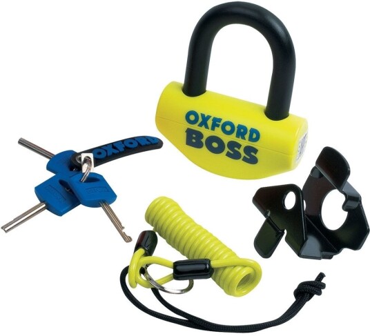 Oxford Boss 12,7mm Platelås Gul Oxford Boss 12,7mm Platelås Gul