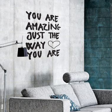 Amazing wallsticker av Diana Lovring, 42x60 cm Amazing wallsticker av Diana Lovring, 42x60 cm
