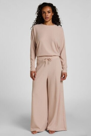 Hunkemöller Bukse Waffle Tracey Beige