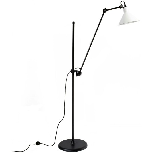 La Lampe Gras N°215 Gulvlampe Svart / Hvit