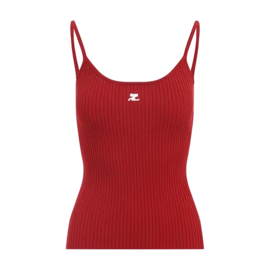 Courrèges Dame Topper Rød L
