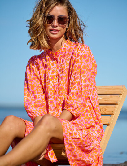 Noella Imogene Sh. Dress - Coral - XS Noella Imogene Sh. Dress - Coral - XS