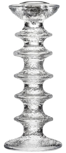 Iittala Festivo 21,5 cm Lysestake i Glass med Innsats