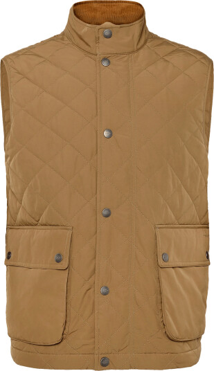 Gant Quilted Vest Beige S