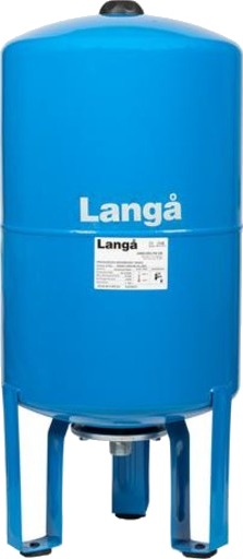 Langå trykkekspansjonstank, 60 l, kaldt/varmt forbruksvann