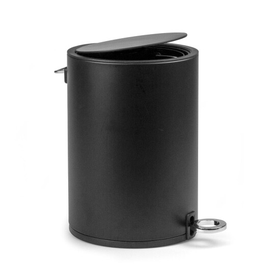 Habo Blossom 3L Pedalbøtte Sort